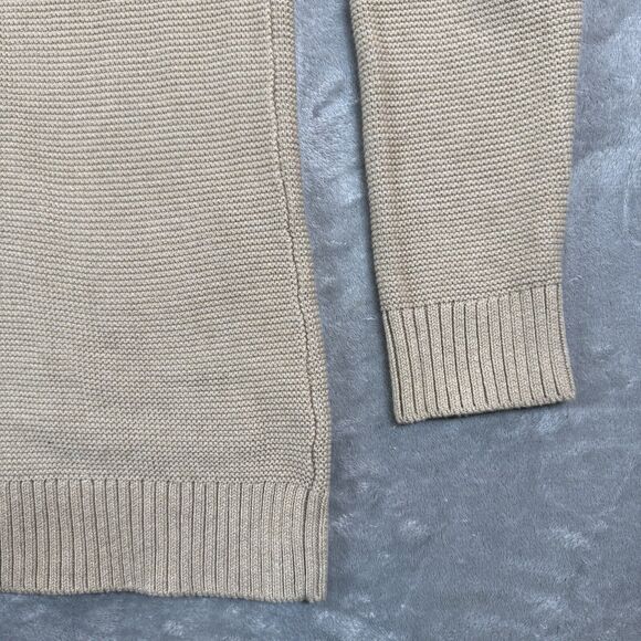 Le 31 Par Simons Cardigan Women’s PM Beige Organic Cotton Pockets GrandmaCore - Picture 9 of 9